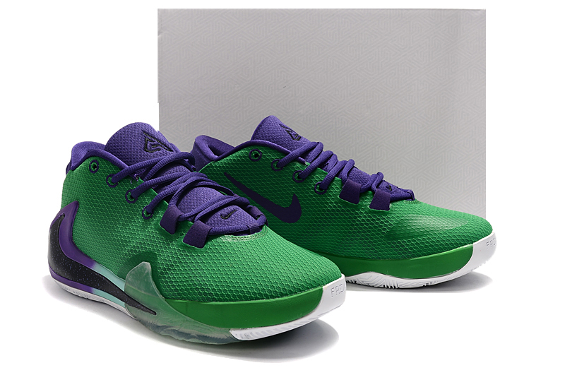 2019 Men Nike Air Zoom Freak 1 Green Purple Black Shoes